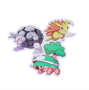 Ground‎ pokemon sticker bundle